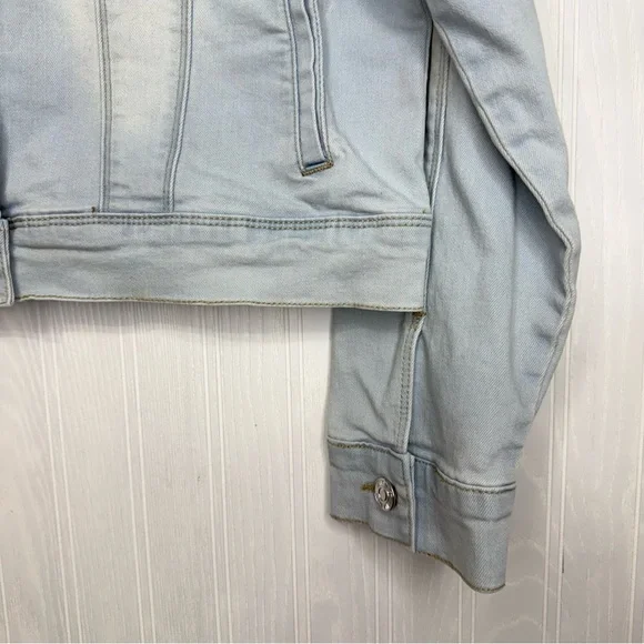Nine West light wash denim jean jacket XL - Picture 4 of 8